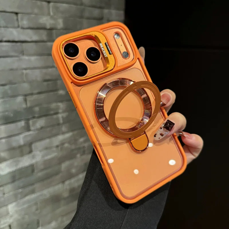 Luxury Dual Bracket All-In-One Design Case For iPhone