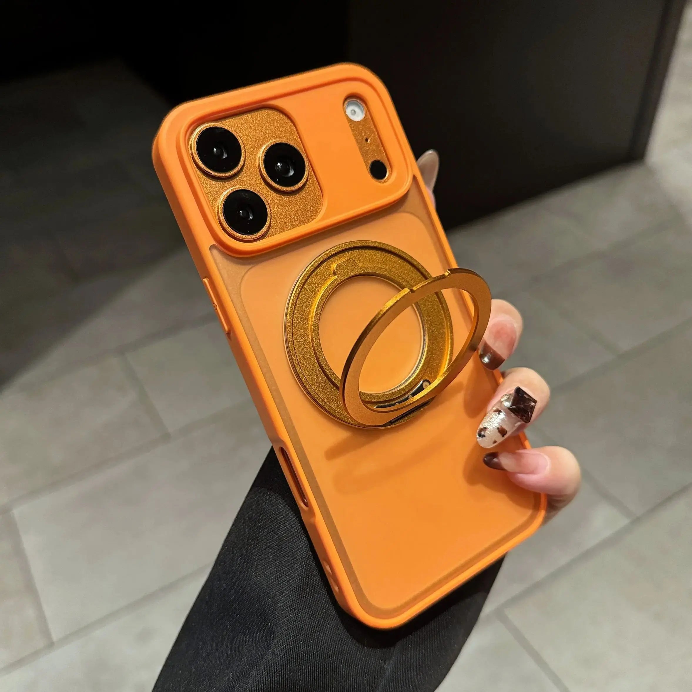 Ring Stand Holder Rotating Magnetic Case For iPhone For Magsafe