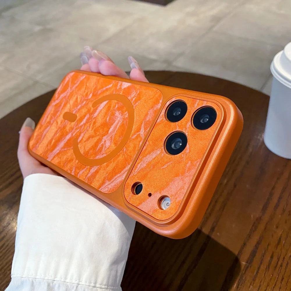 Instant Transformation Magnetic Leather Case for iPhone