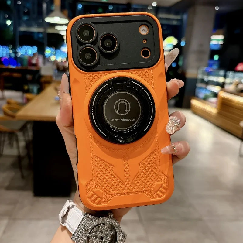 Ring Stand Holder Rotating Magnetic Case For iPhone For Magsafe