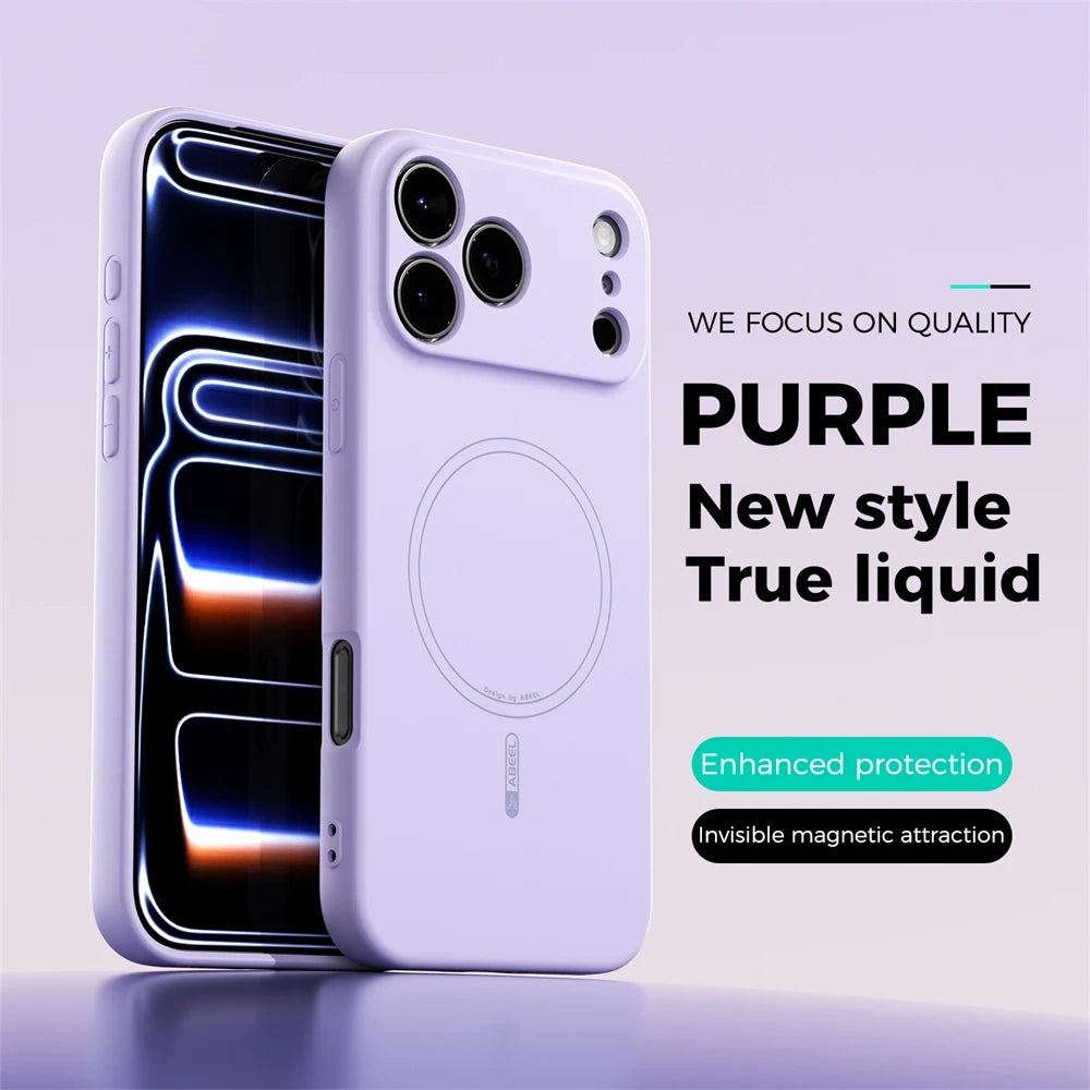 Liquid Silicone For Magsafe Magnetic Case For iPhone