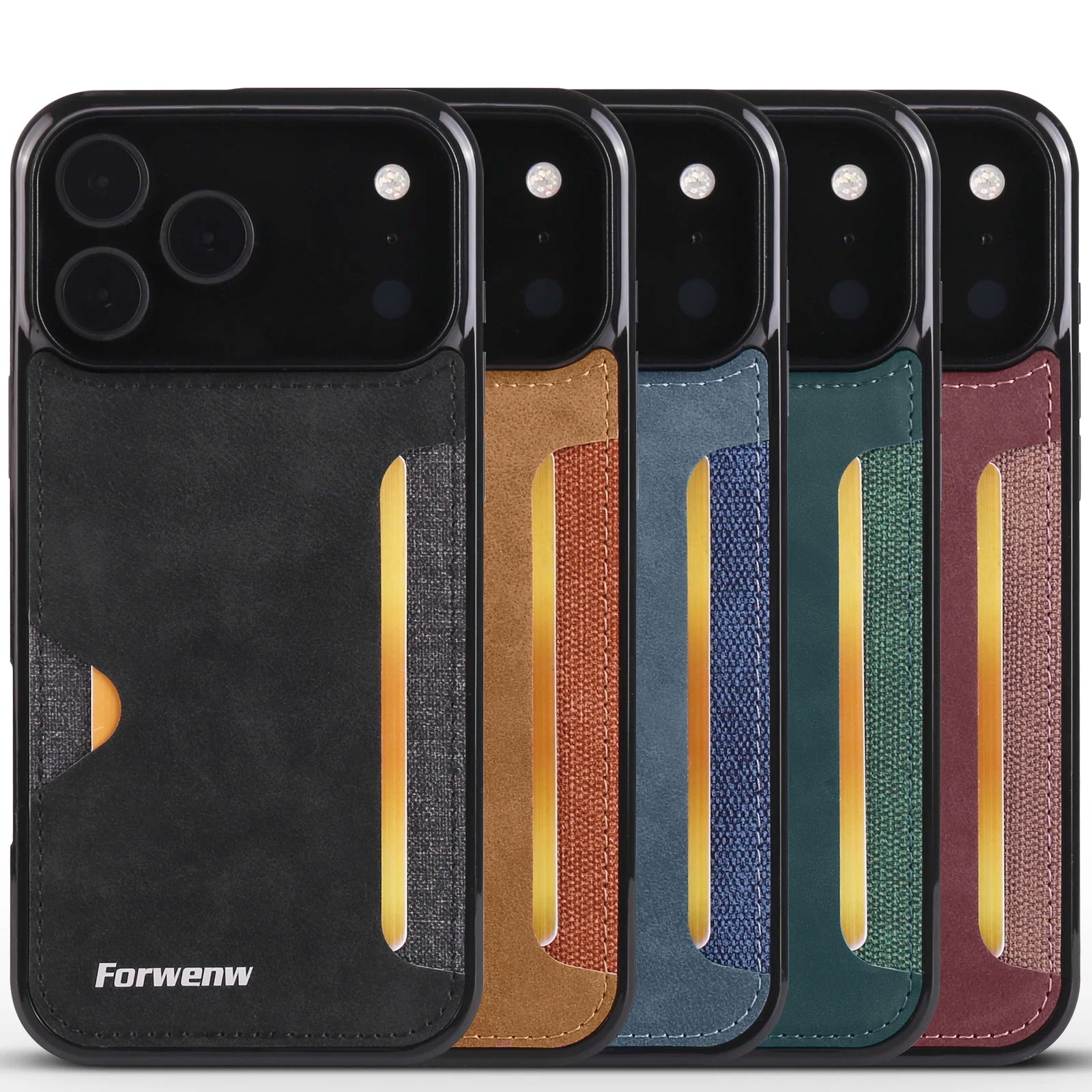 Leather Card Holder Phone Case for iPhone