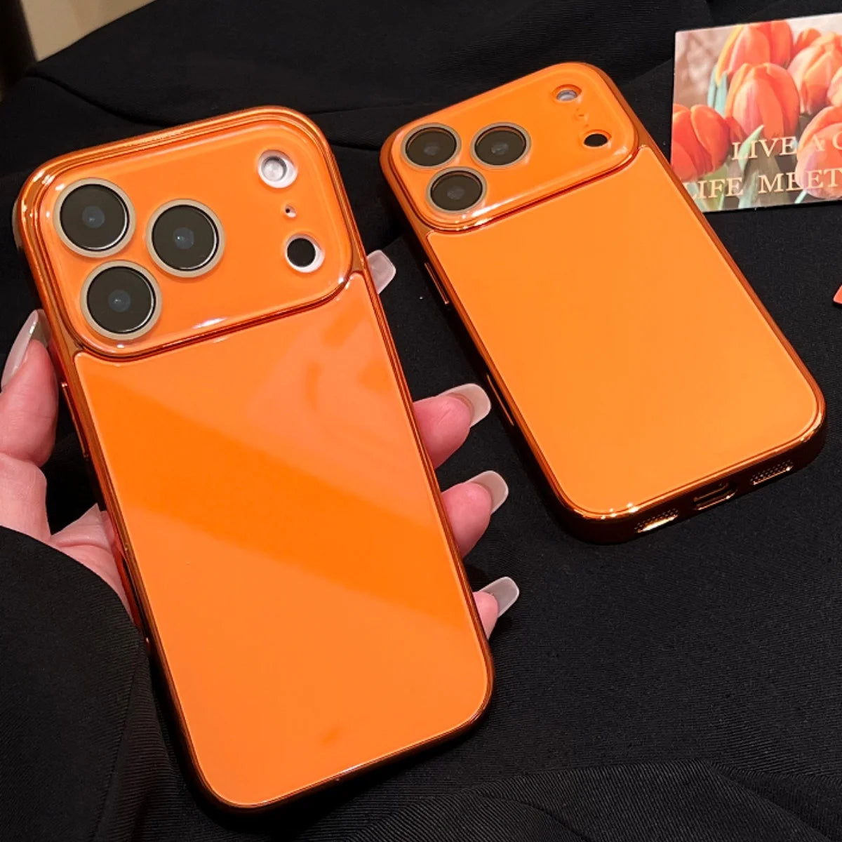 2026 NEW Emerald Electroplated Glass iPhone Case