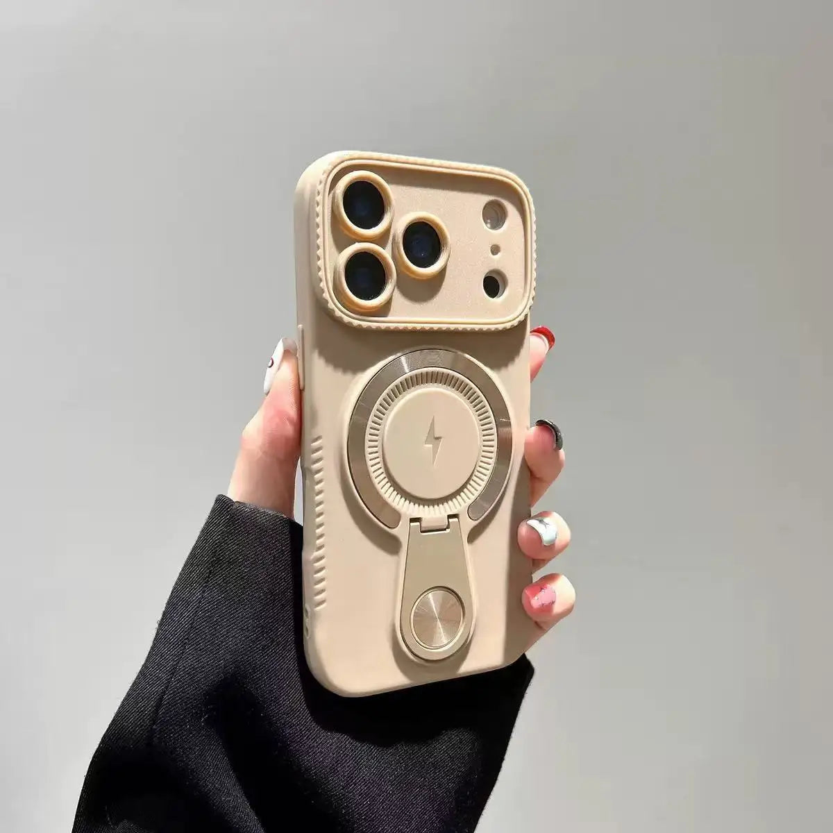 Full-Cover Magnetic Case for iPhone with Stand Design