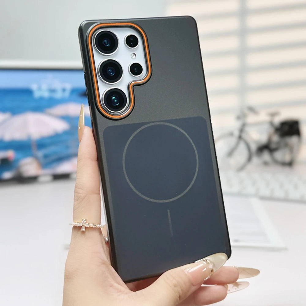 Luxury Ultra Thin Matte For Magsafe Phone Case For Samsung