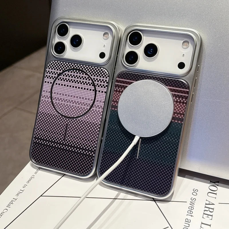 Sleek carbon fiber meets MagSafe-ready case For iPhone