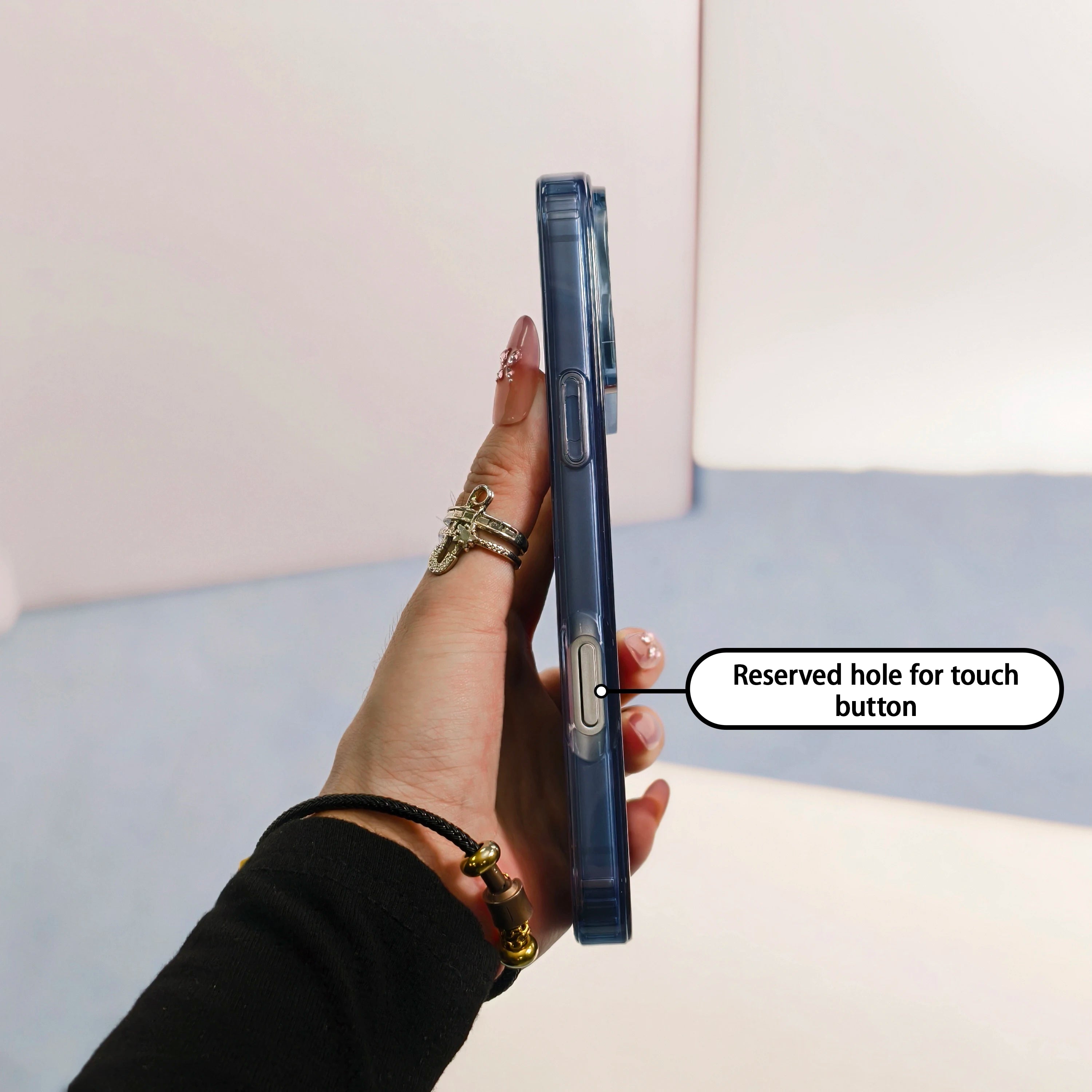 Latest popular acrylic shockproof hard case for iPhone