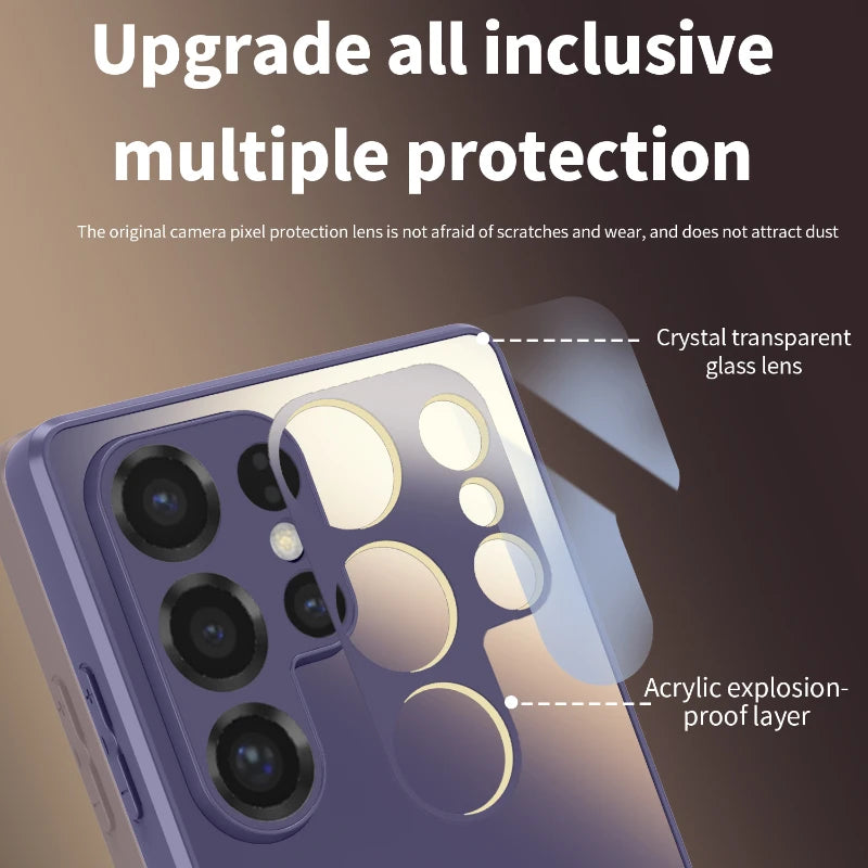 Ultra thin frosted earthquake resistant phone case for Samsung