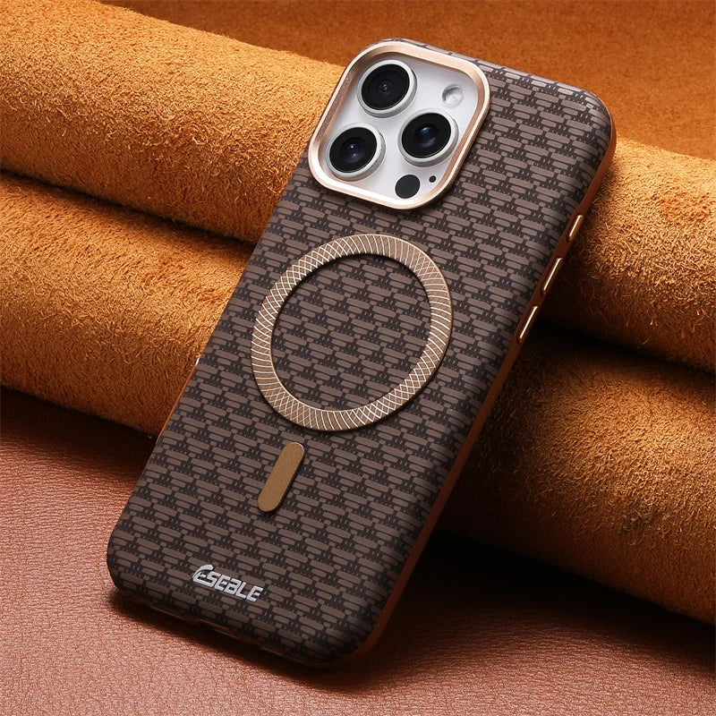 Leather Magnetic For Magsafe Phone Case For iPhone