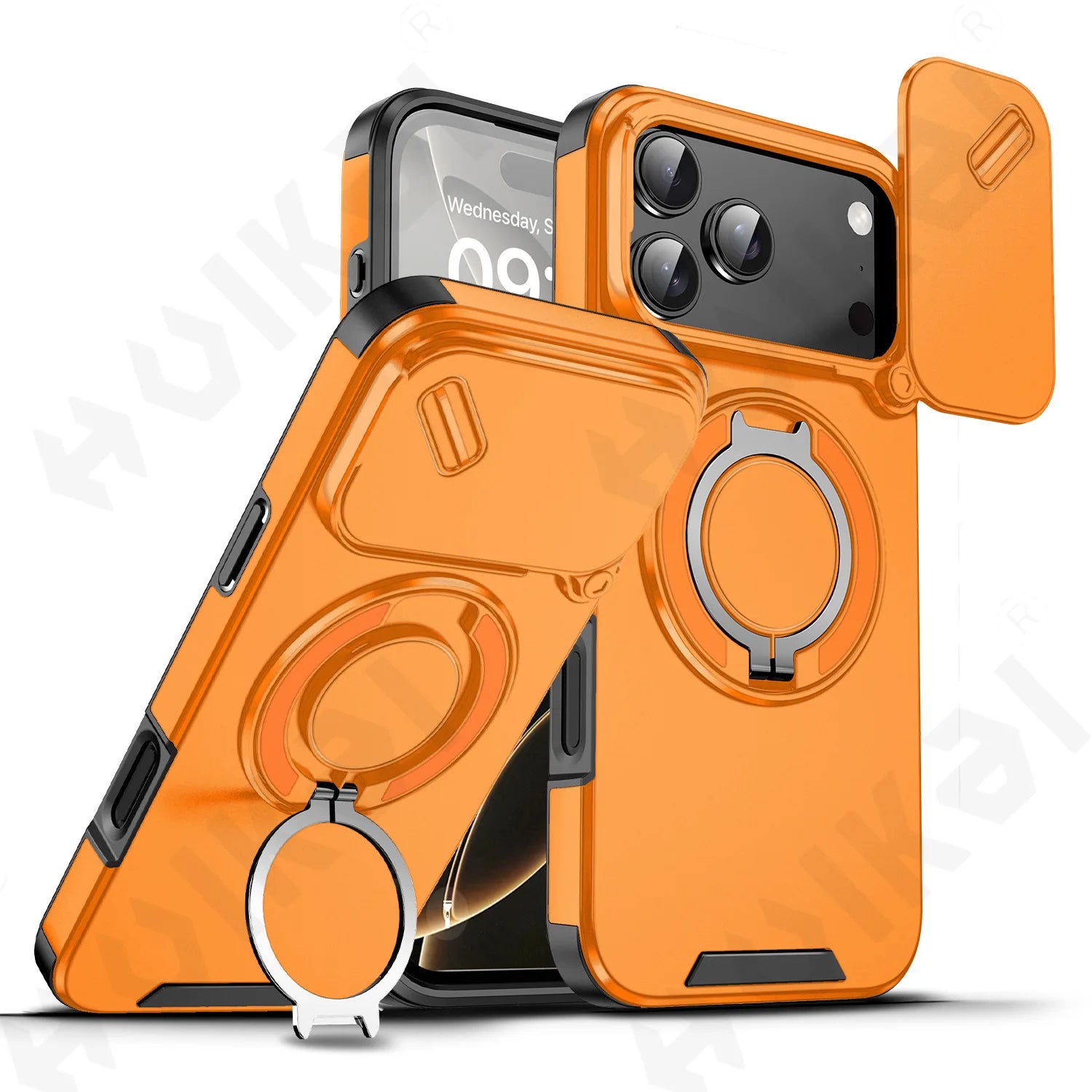 Camera Protection Rugged Ring Shockproof Case  for iPhone