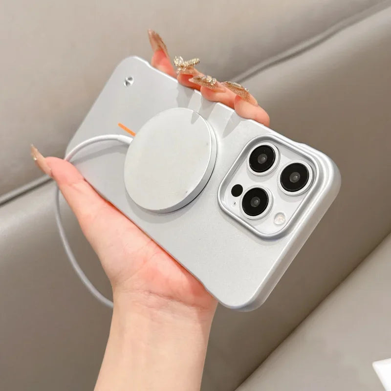 PC Frameless Magnetic Phone Case For iPhone For Magsafe