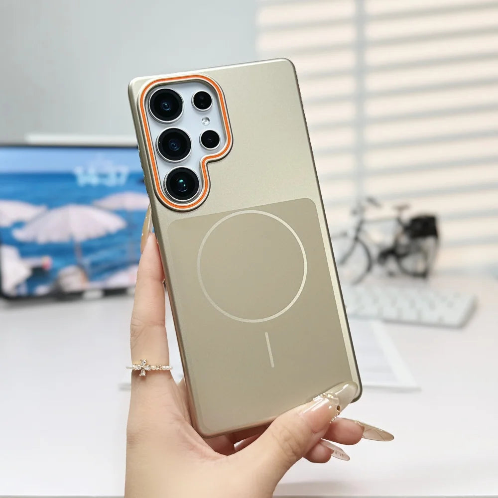 Ultra-Thin Matte Magnetic Case for Samsung Galaxy