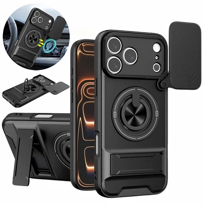Armor Rugged Shockproof Magnetic Case for iPhone