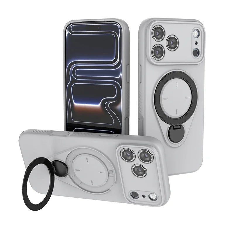 Fashion Armor Shockproof 360 Stand Magnetic for Magsafe Case For iPhone