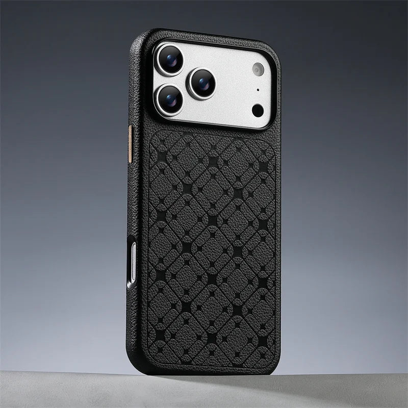 High Quality Lychee Texture Business Leather Case For IPhone