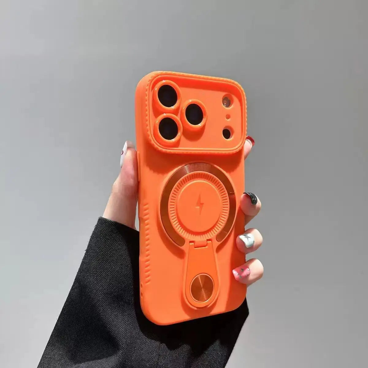 Full-Cover Magnetic Case for iPhone with Stand Design