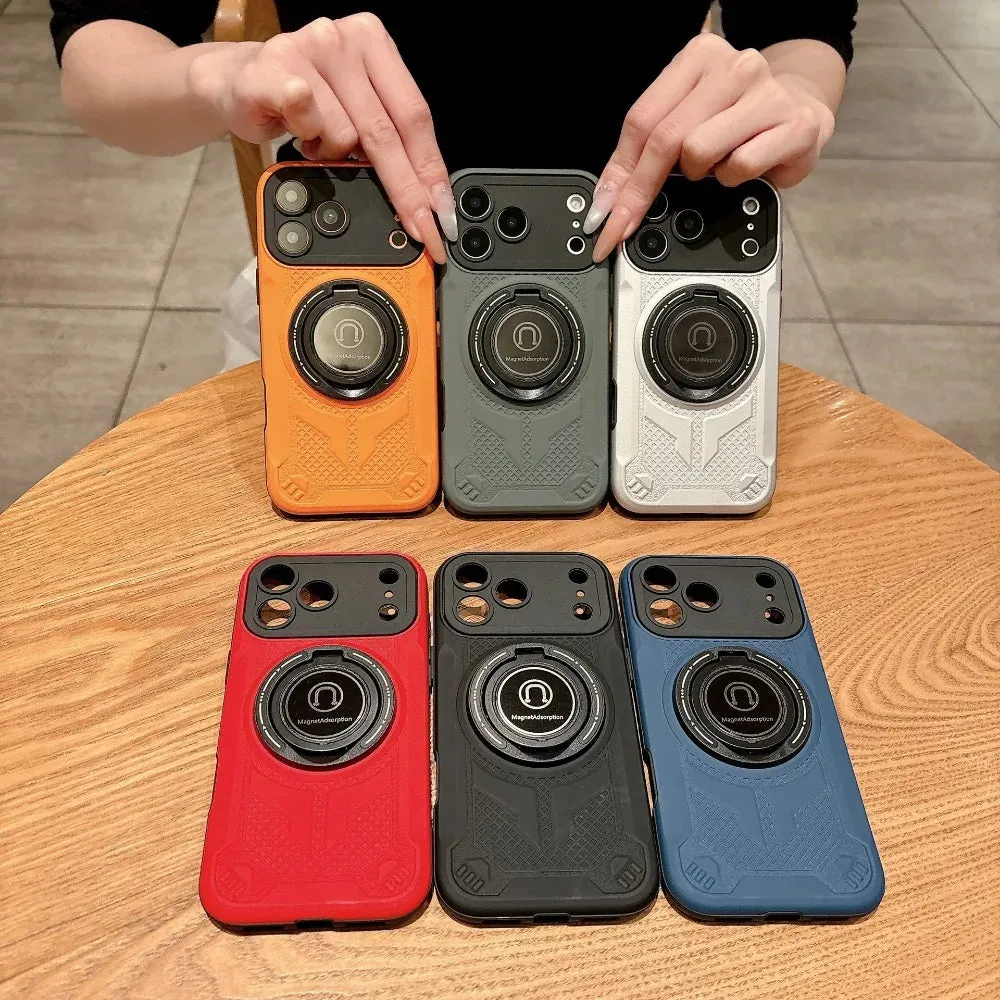 Ring Stand Holder Rotating Magnetic Case For iPhone For Magsafe