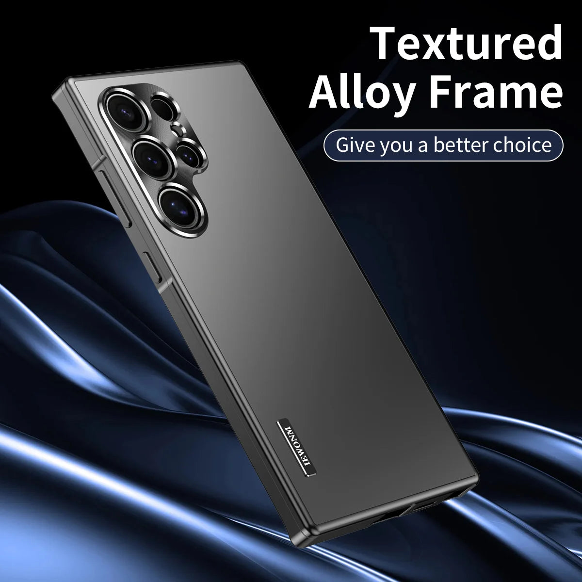 All-aluminum body Matte titanium alloy ultra-thin back cover For Samsung