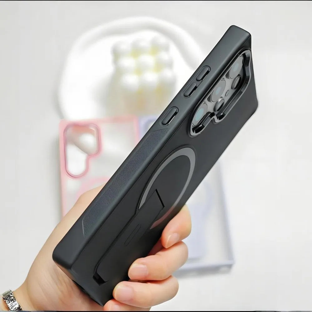 Invisible Kickstand Magnetic Case for Samsung