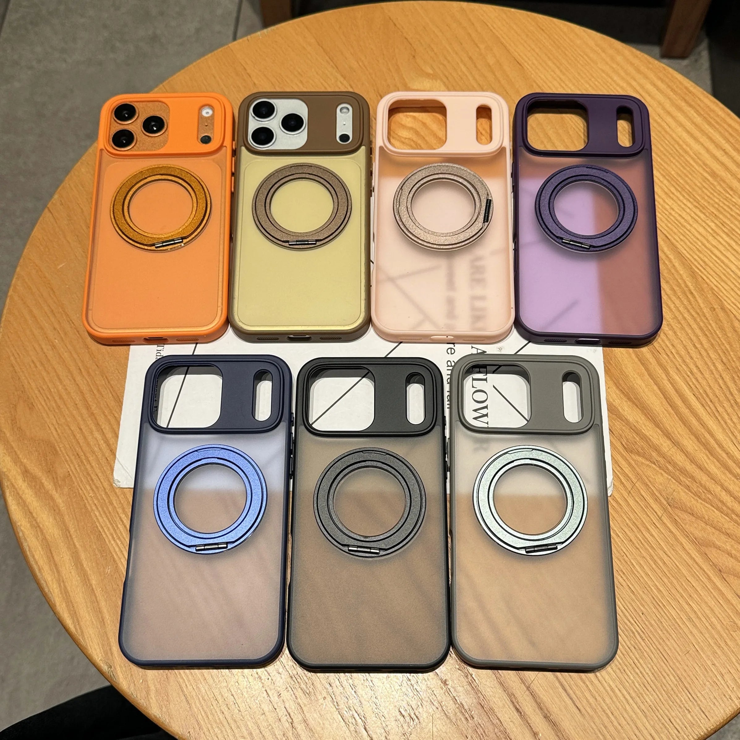 Ring Stand Holder Rotating Magnetic Case For iPhone For Magsafe