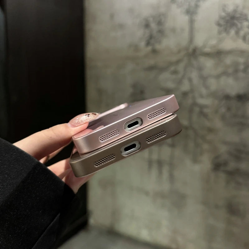 Magnetic Glitter Aurora Glossy Phone Case For Magsafe iPhone