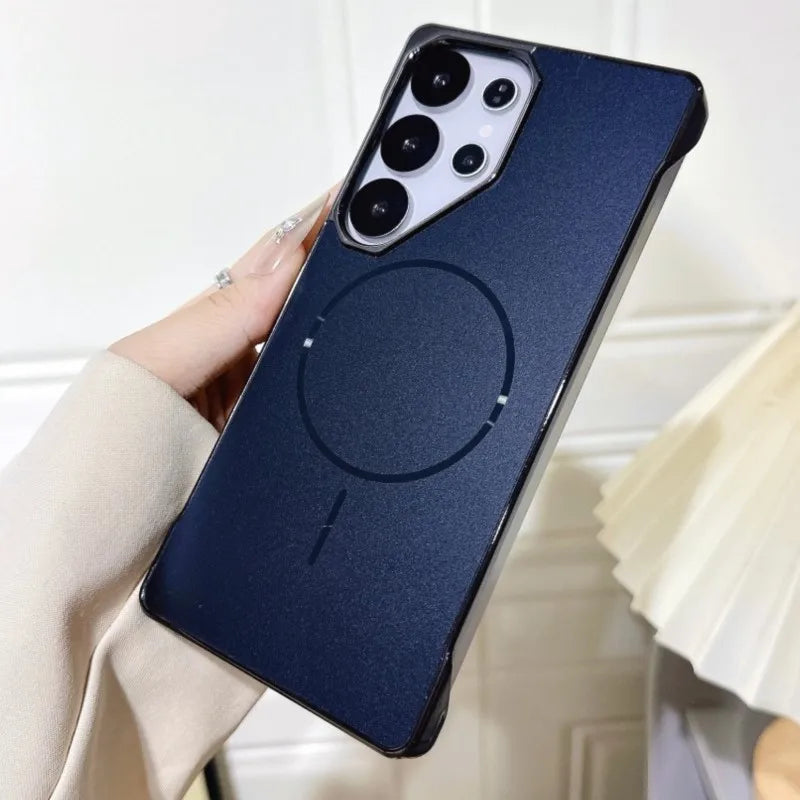 Luxury electroplated frameless matte phone case for Samsung