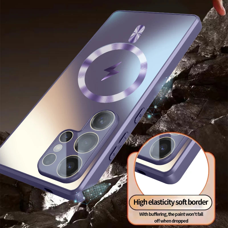 Ultra thin frosted earthquake resistant phone case for Samsung