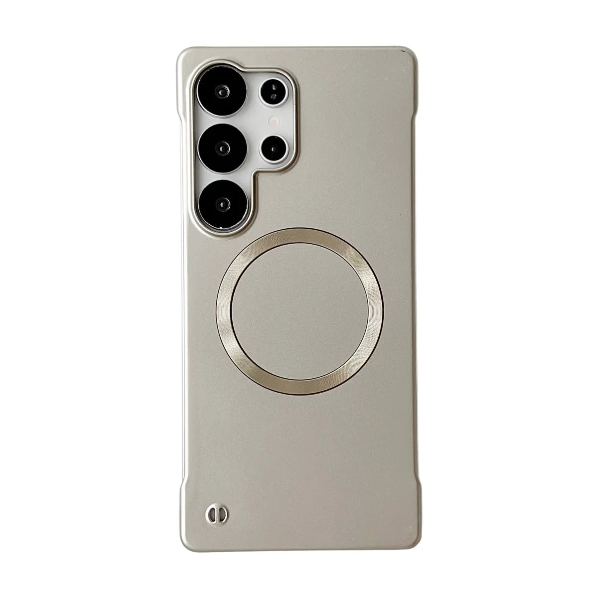 Slim Frameless Metallic Paint For Magsafe Case For Samsung