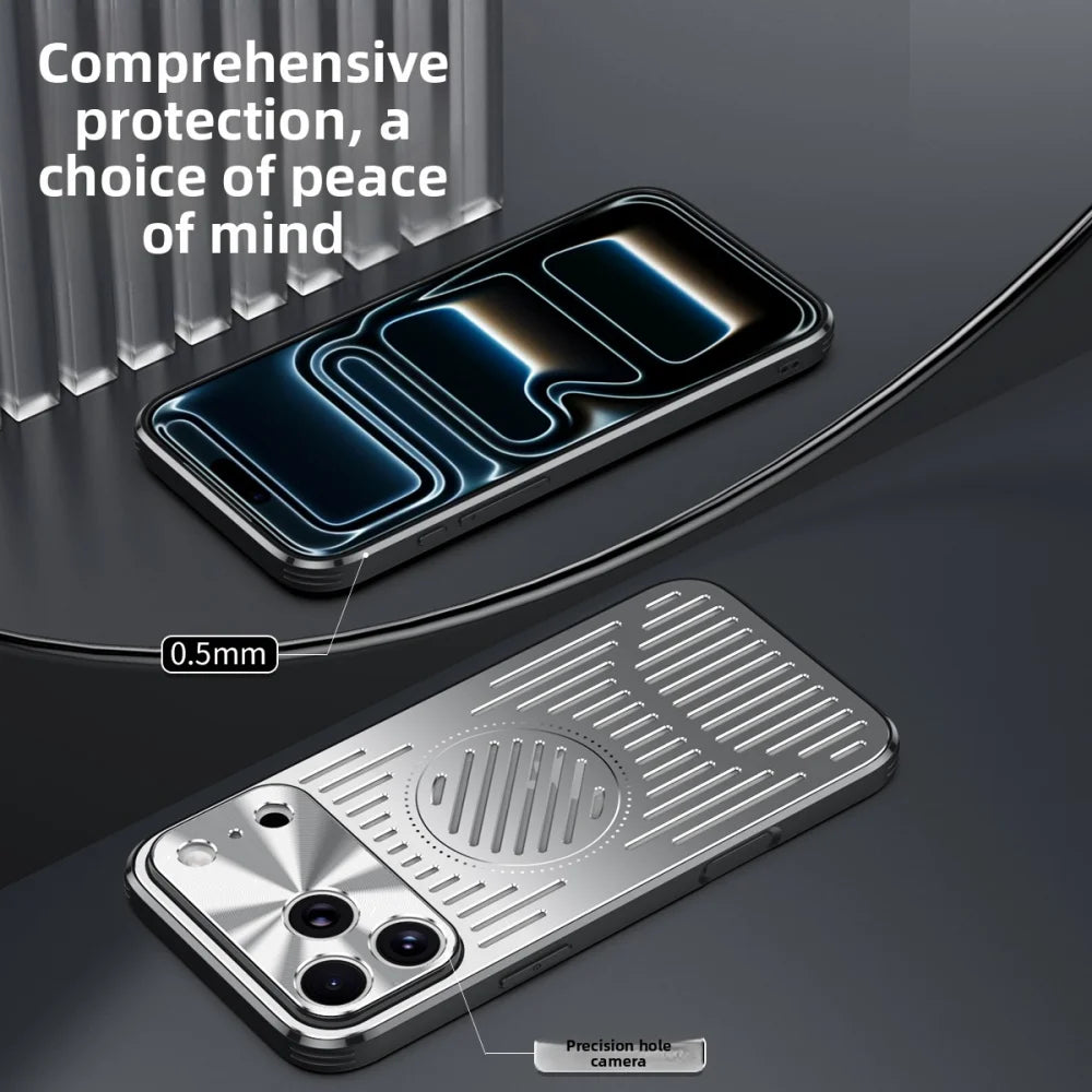 Hard Magnetic Heat dissipation Back Cover Case For iphone