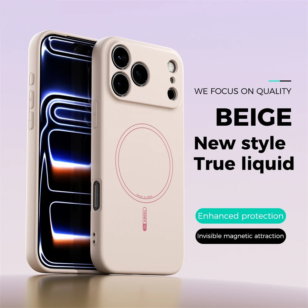 Liquid Silicone For Magsafe Magnetic Case For iPhone