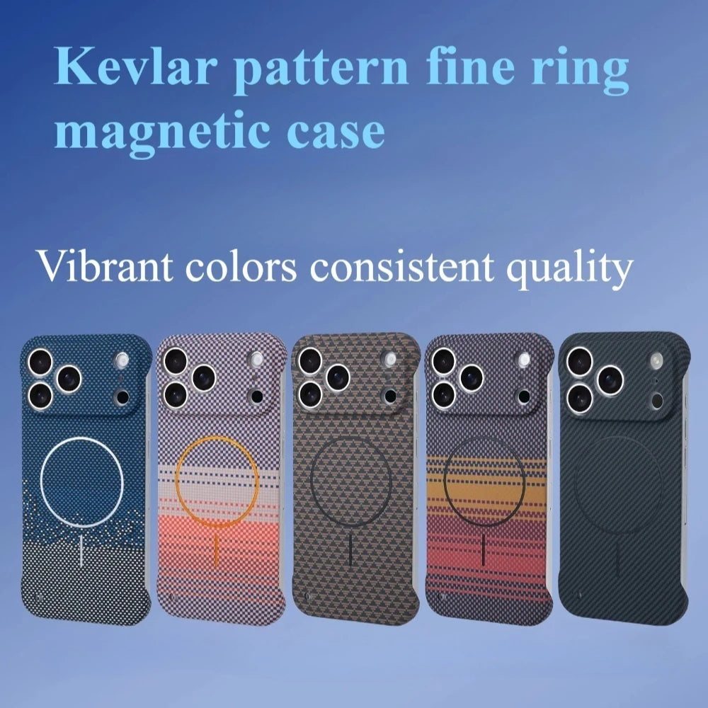 Ultra-thin Frameless Protective Case — Hard PC Shockproof Case For iPhone