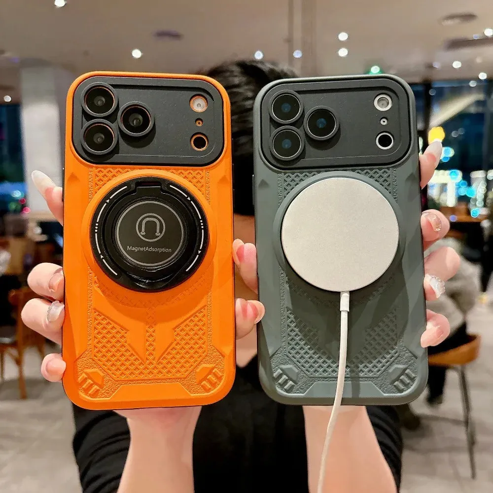 Ring Stand Holder Rotating Magnetic Case For iPhone For Magsafe