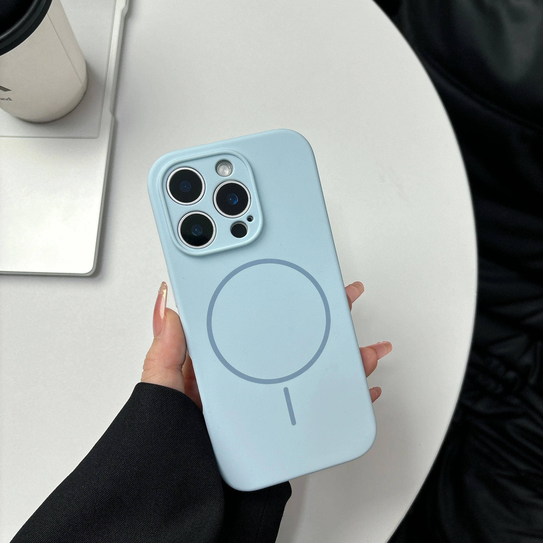 Excellent fluorescent matte silicone phone case for iPhone