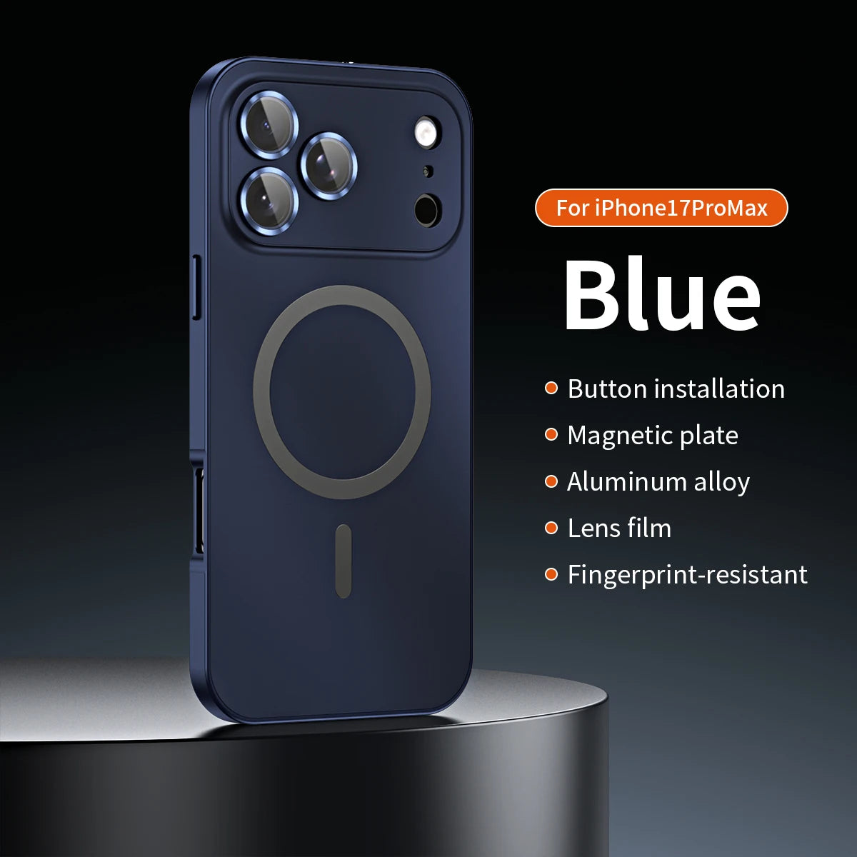 Aluminum Metal Frame Magnetic Case For iPhone