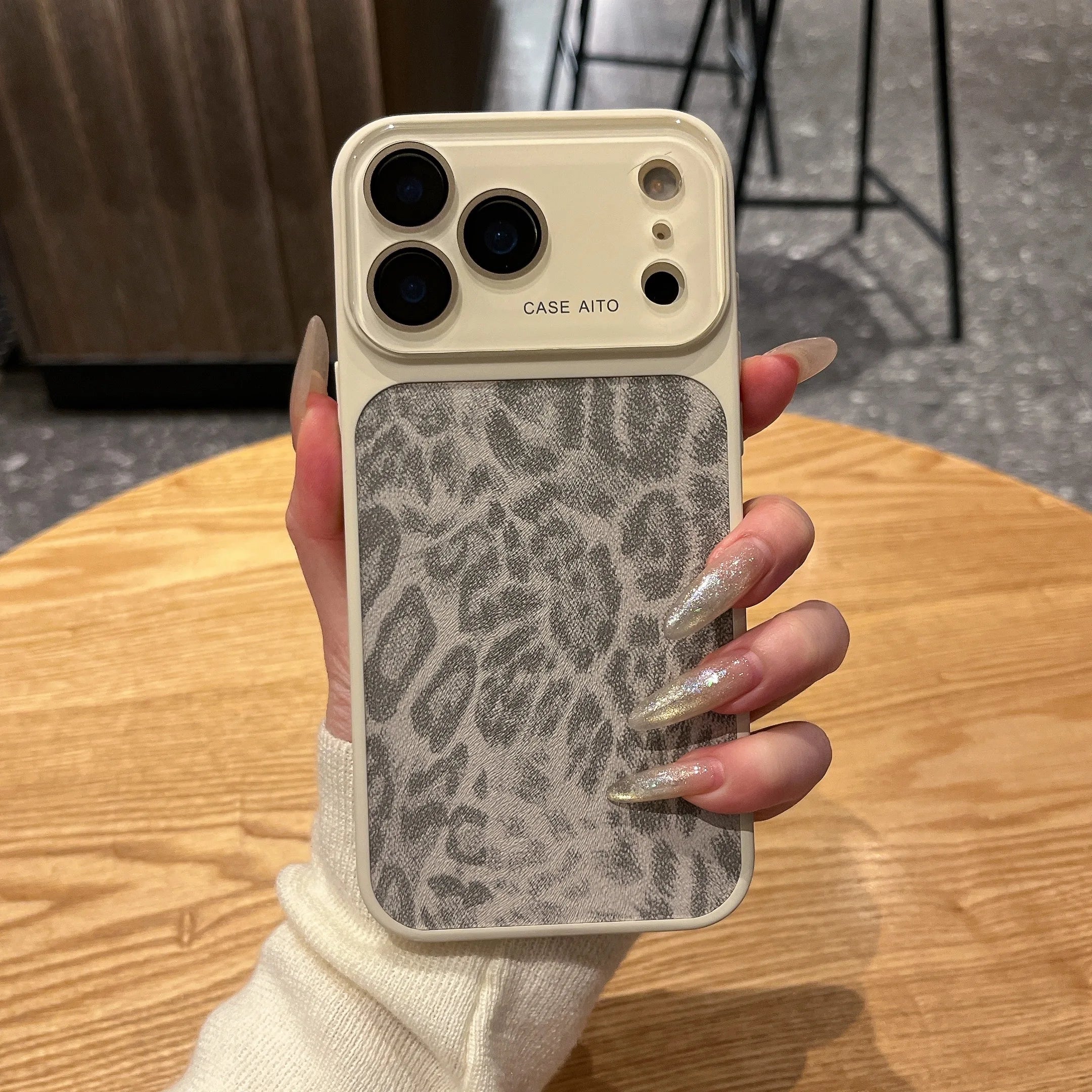 Original Leopard Print Texture Phone Case For iPhone