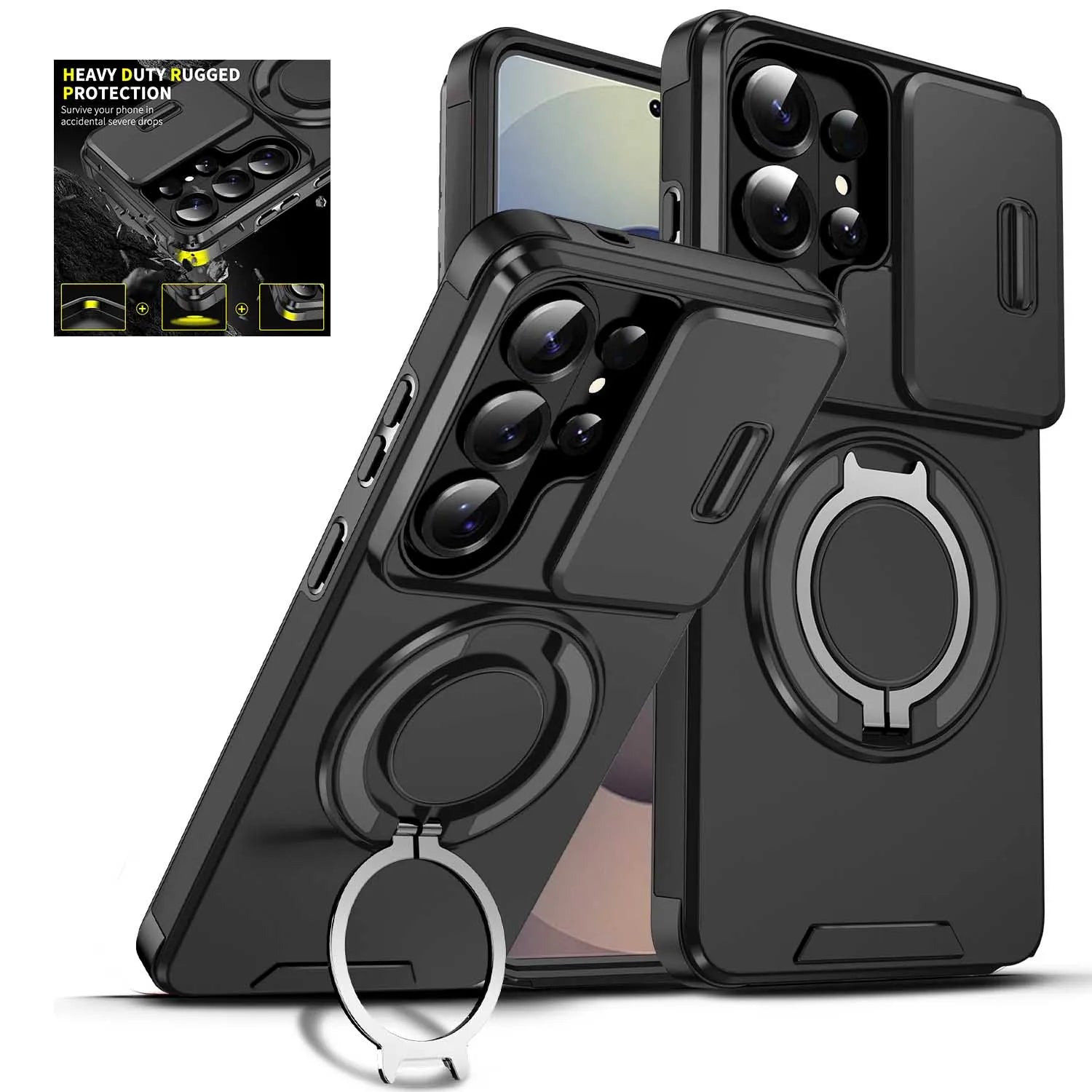 Premium Armor Kickstand Case for Samsung Galaxy