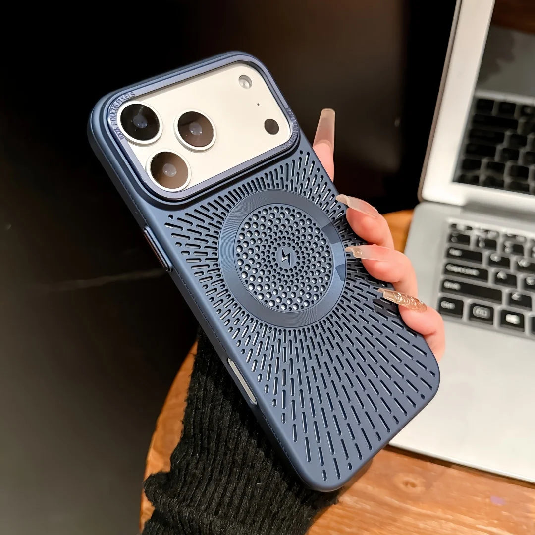 Magsafe Breathable Cooling Hard PC Phone Case for iPhone