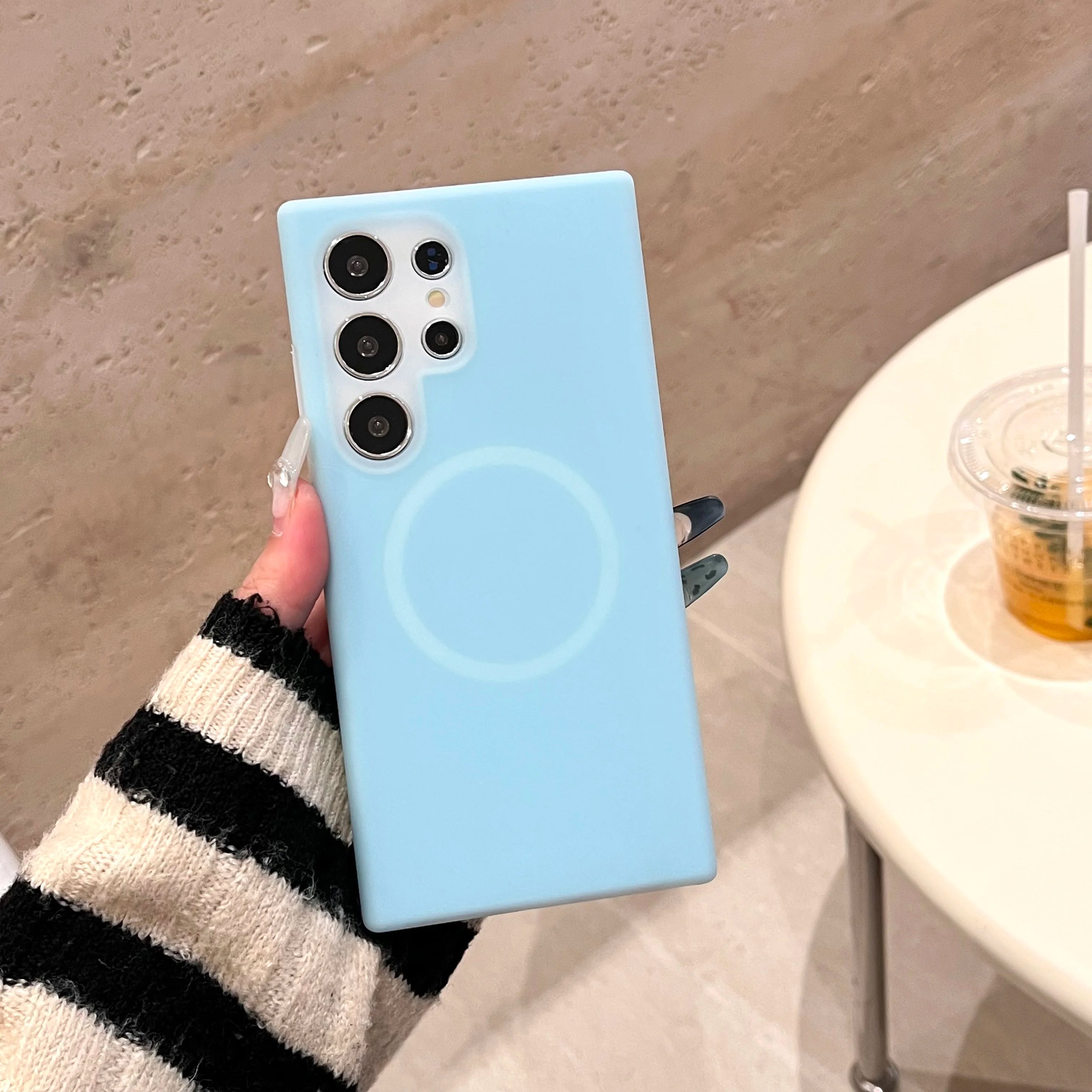 Luxury and fashionable jelly liquid silicone suitable for Samsung