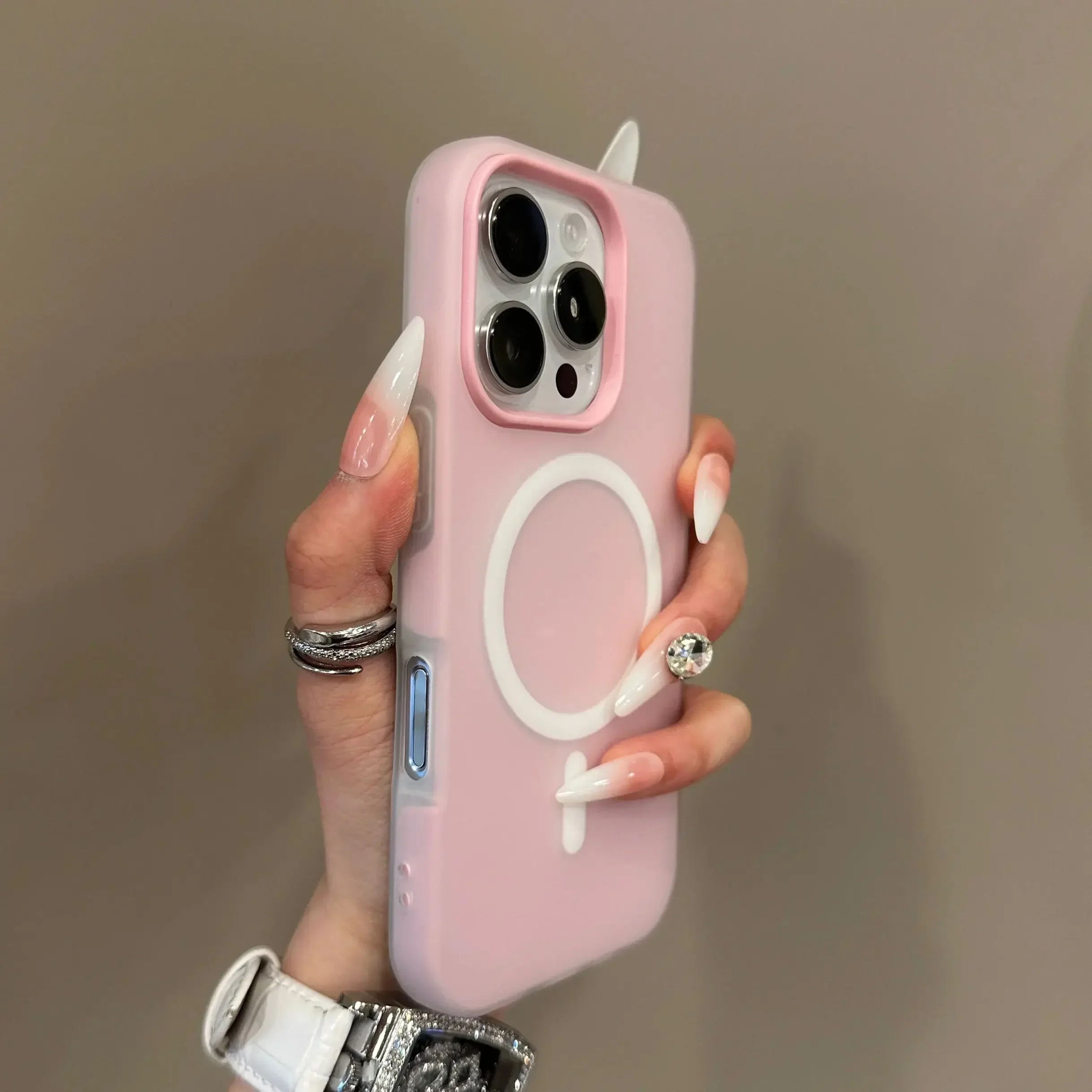 Luxury Candy Magsafe Wireless Charge Matte Phone Case For iPhone