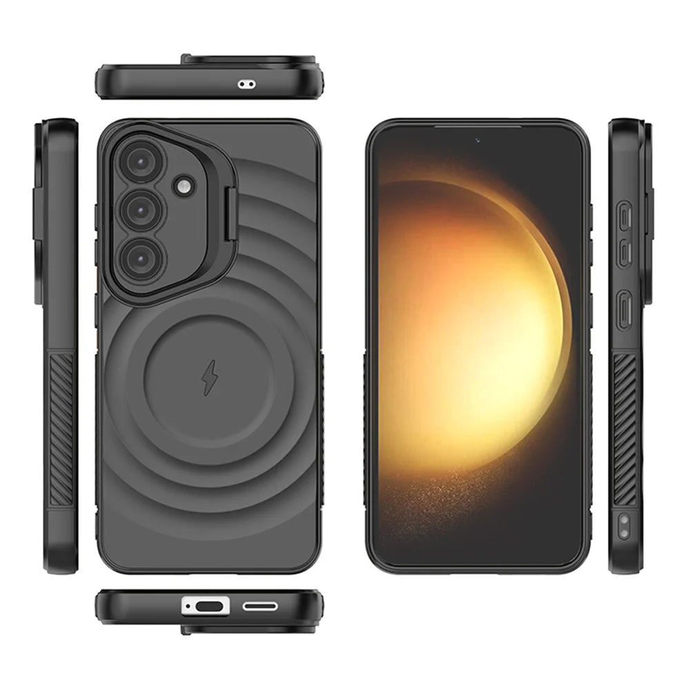 Circular water ripple soft silicone phone case suitable for Samsung