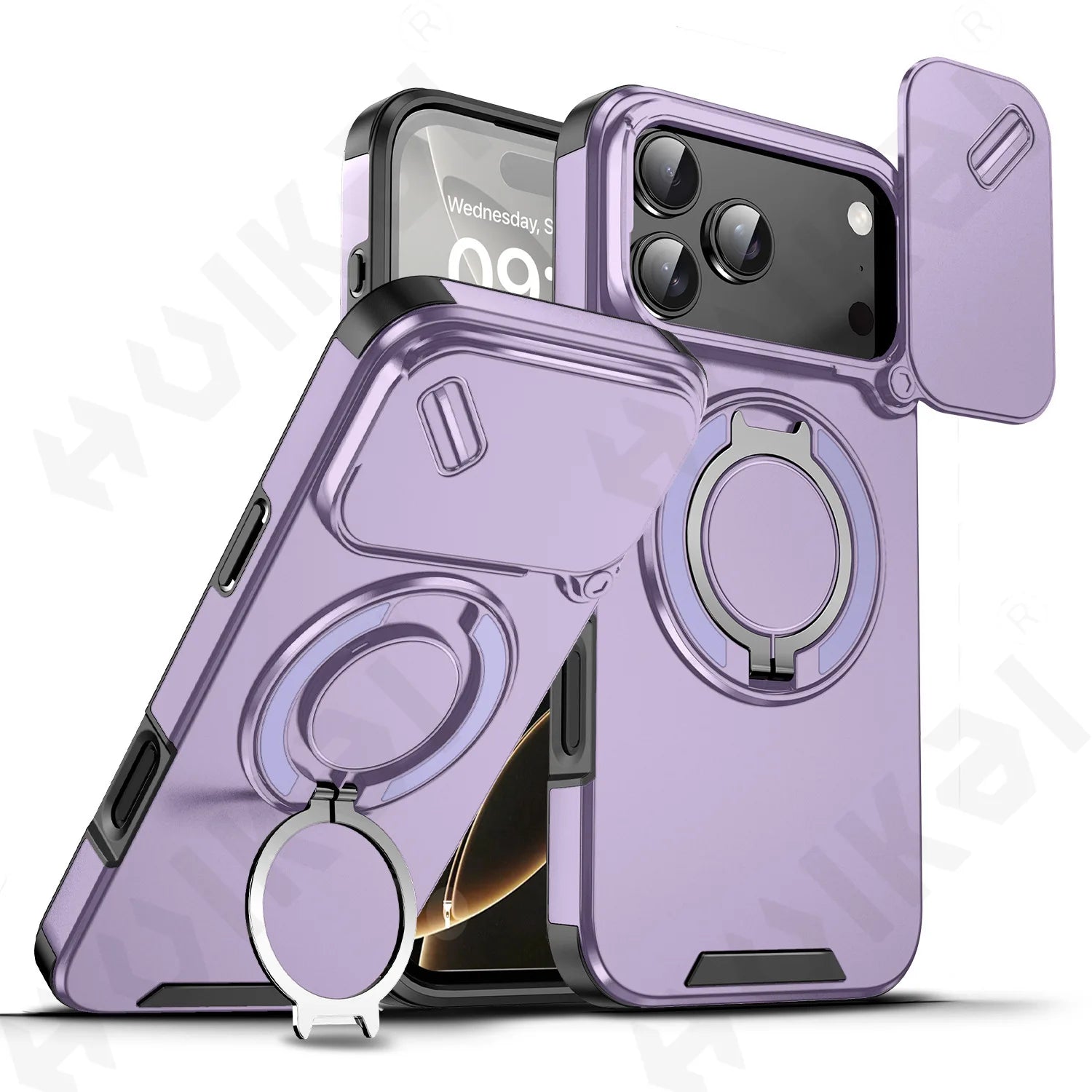 Camera Protection Rugged Ring Shockproof Case  for iPhone