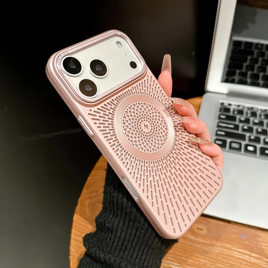 Magsafe Breathable Cooling Hard PC Phone Case for iPhone