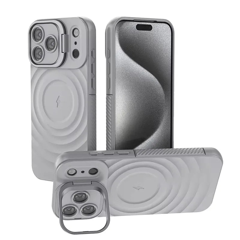 Fold Lens Stand Ripple For Magsafe Case for iPhone
