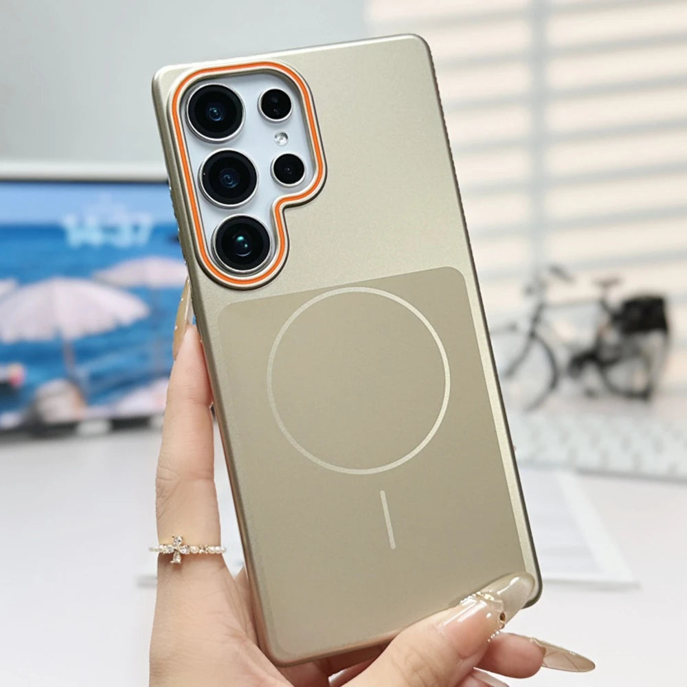 Luxury Ultra Thin Matte For Magsafe Phone Case For Samsung