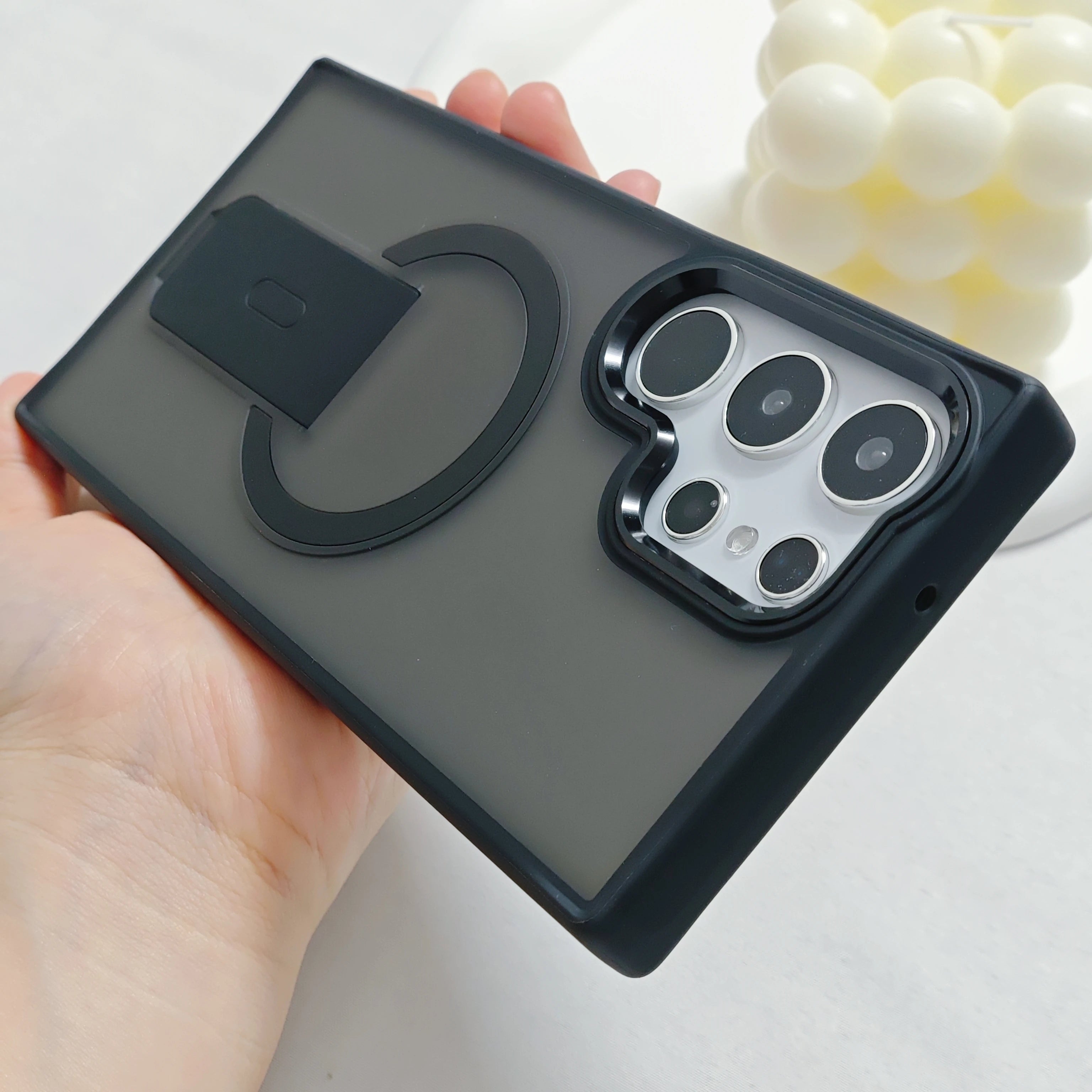 Invisible Kickstand Magnetic Case for Samsung