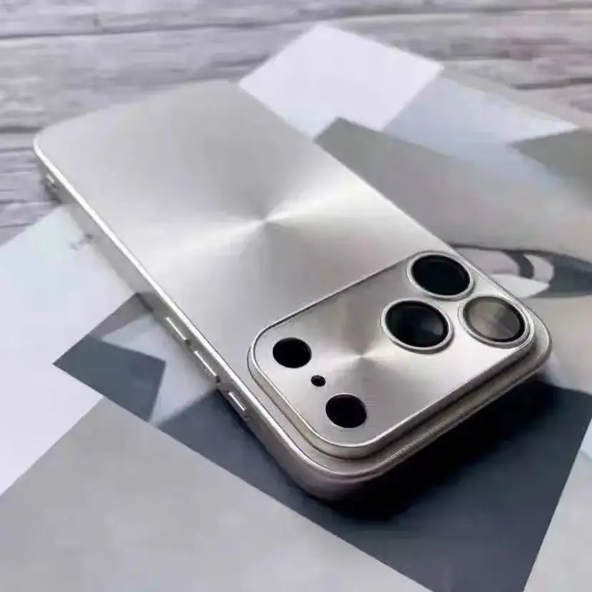 Laser CD Texture Matte Case For iPhone