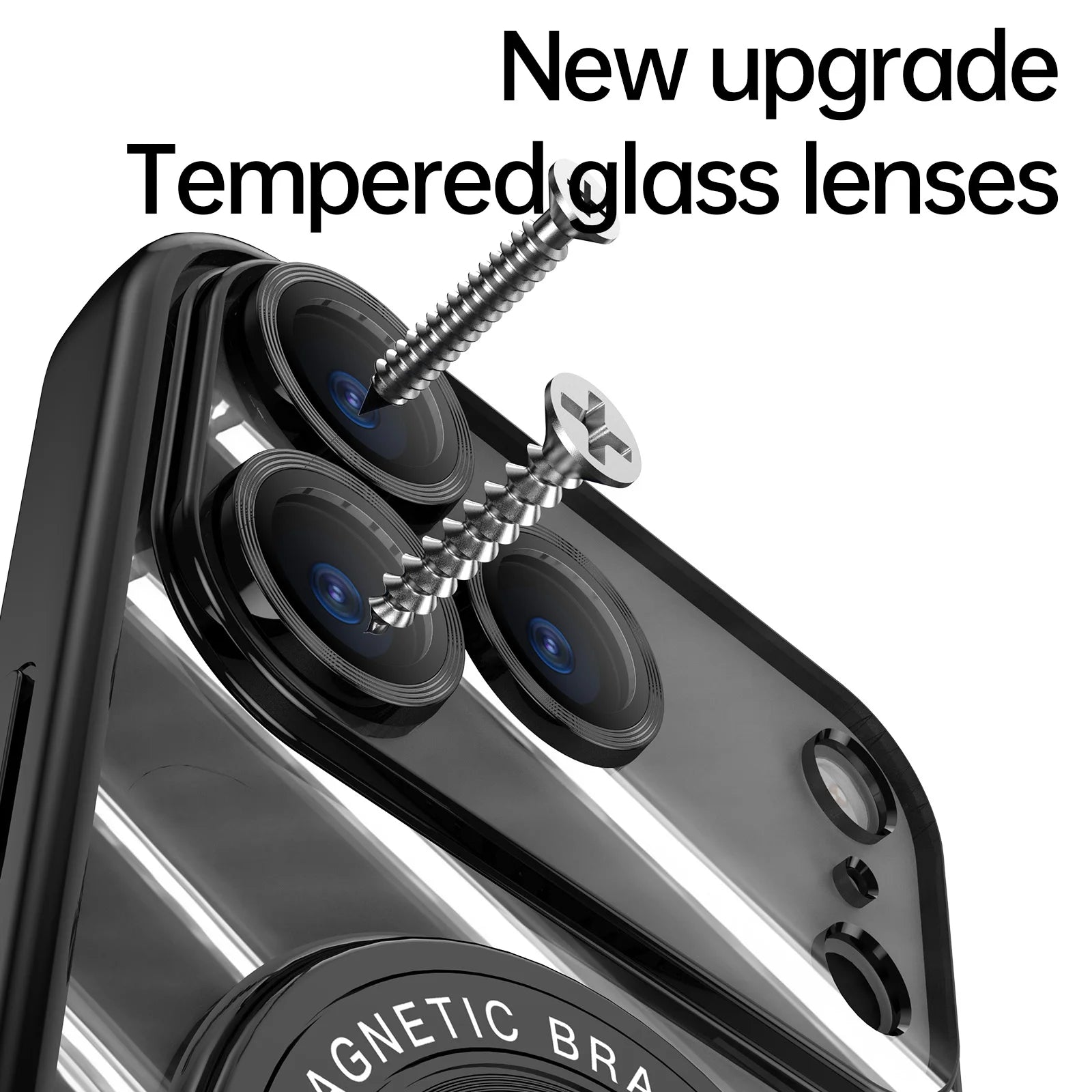 Retractable Folding Stand Magnetic Magsafe Case For iPhone