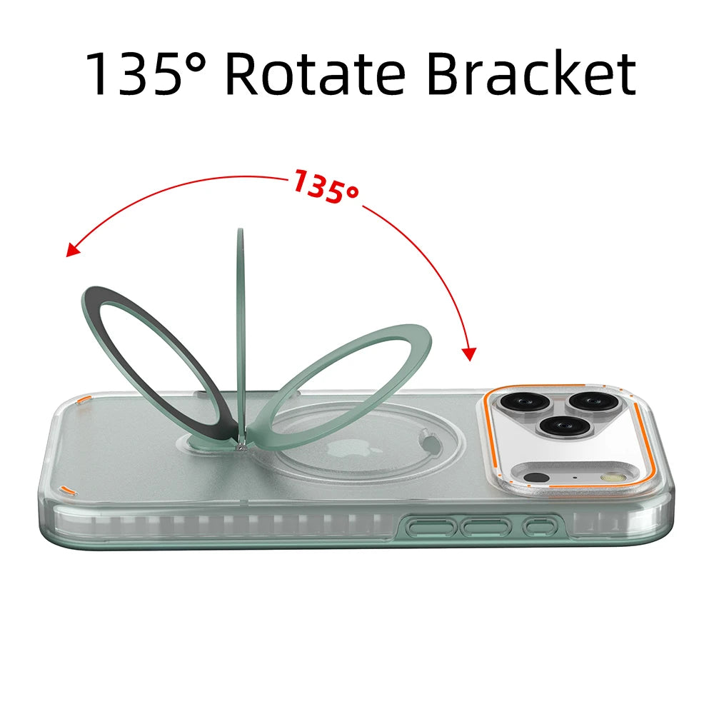 Transparent Matte For Magsafe Case For iPhone