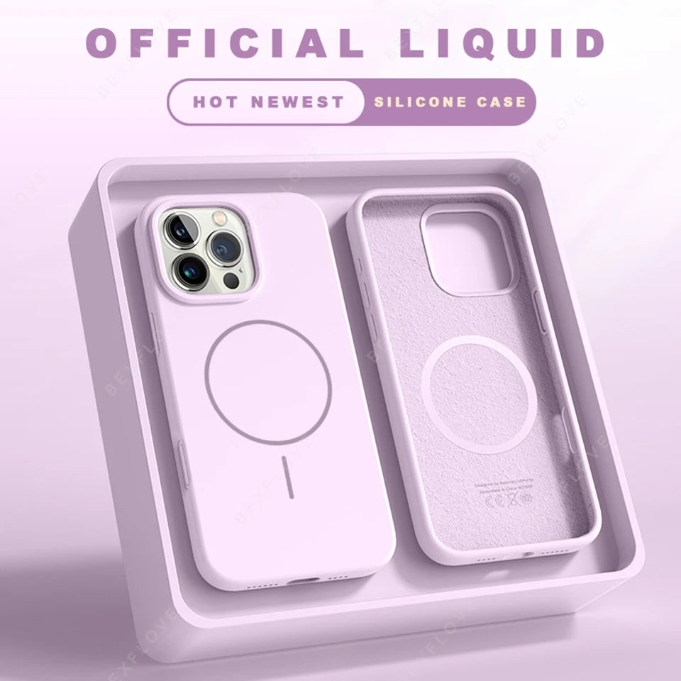 Silicone solid color lanyard phone case for iPhone