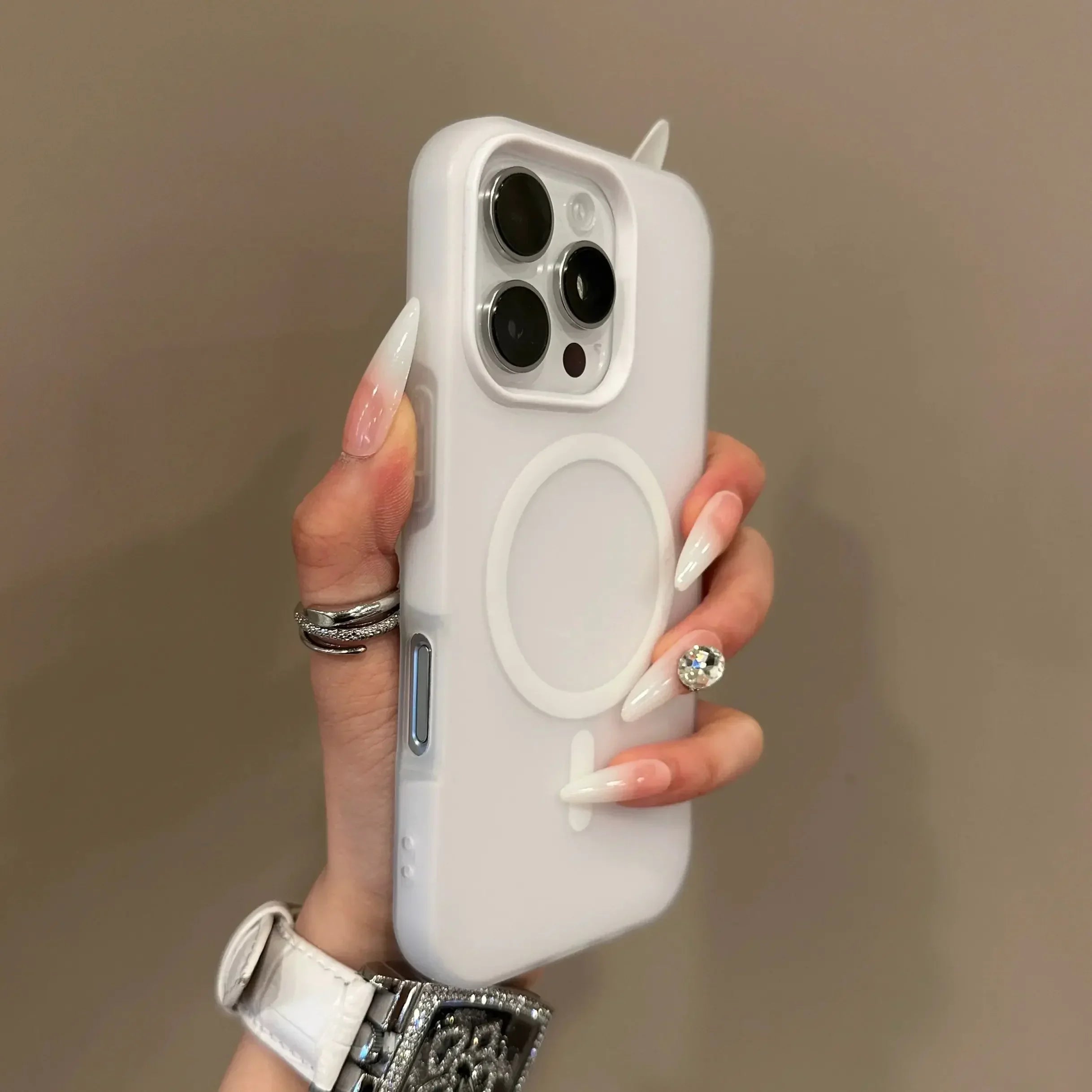 Luxury Candy Magsafe Wireless Charge Matte Phone Case For iPhone